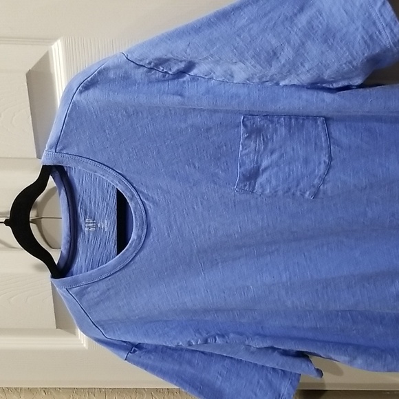 Gap mens pocket tee - size XXL medium blue color, 100% cotton - Picture 6 of 8